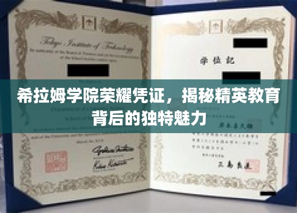 解码希拉姆学院，探寻精英教育之独特风采
