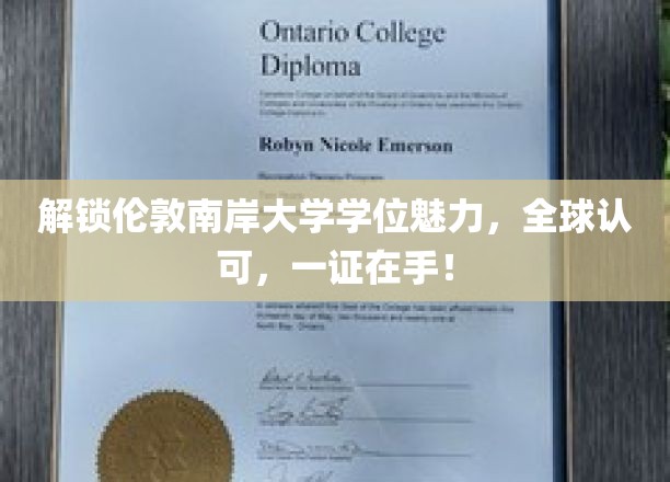 伦敦南岸学府荣耀通行证，全球通行，学位成就未来！