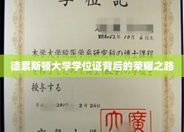 德累斯顿大学学位证，探寻荣耀背后的非凡历程