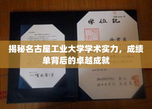 名古屋工业大学，解码学术辉煌，探索卓越成就之路
