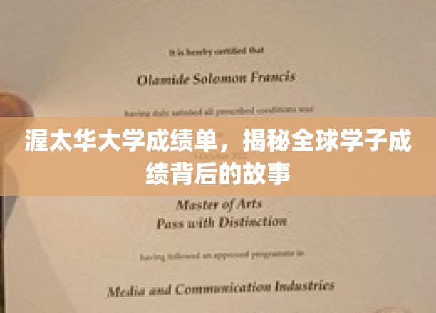 渥太华大学成绩单，揭秘全球学子成绩背后的故事
