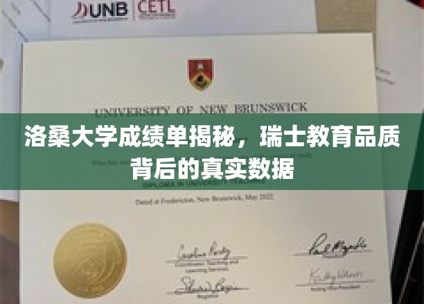 洛桑大学成绩单深度解析，瑞士教育实力揭秘