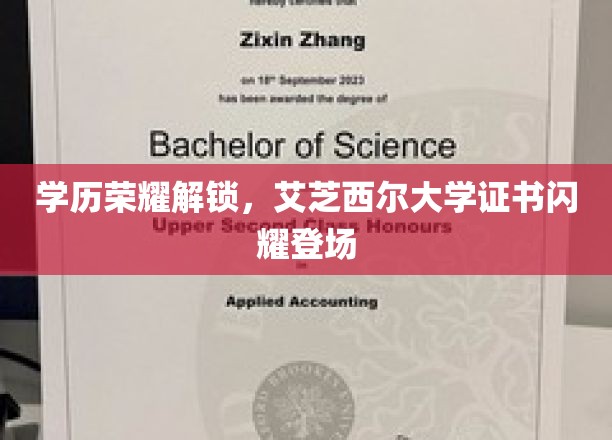 艾芝西尔学府荣耀见证，全新学历证书闪耀问世
