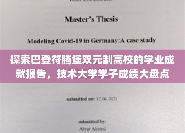 巴登符腾堡双元制高校学子成就大揭秘，技术大学学霸风云录