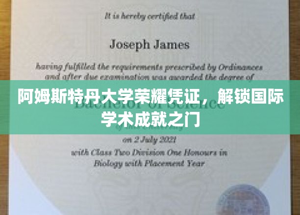 阿姆斯特丹大学荣耀通行证，开启全球学术巅峰之旅