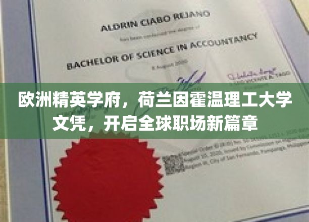 欧洲顶尖学府，荷兰因霍温理工大学文凭，引领全球职场新纪元