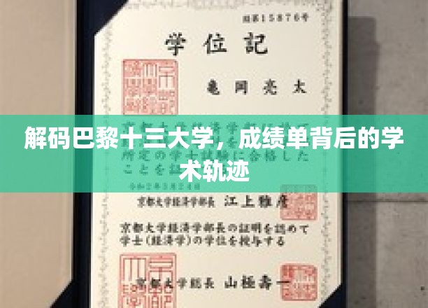 巴黎十三大学揭秘，探寻成绩单背后的学术奥秘