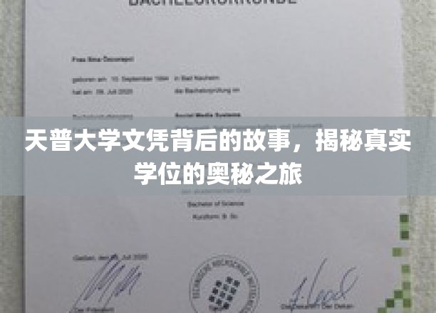 探索天普大学文凭背后的传奇，真实学位的神秘之旅