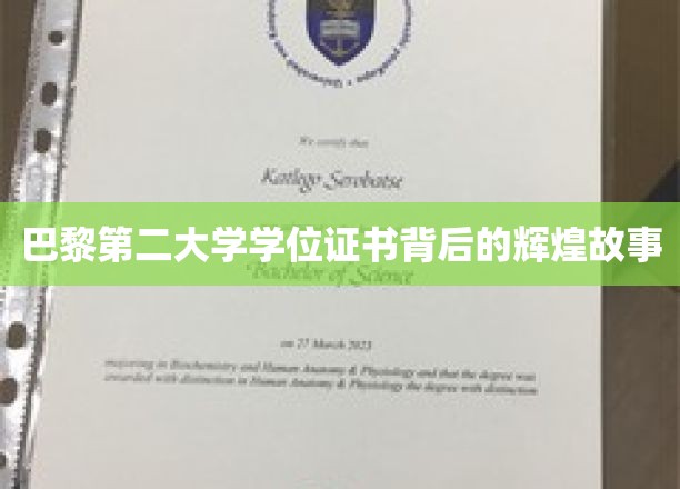 探寻巴黎第二大学学位证书的传奇历程