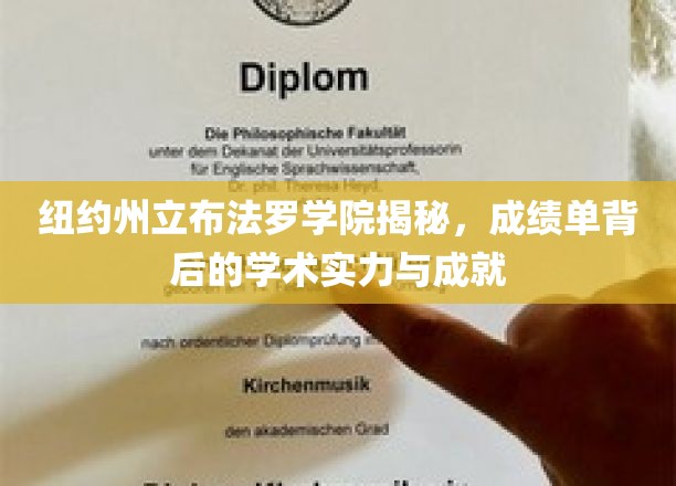 探寻布法罗学院，成绩单背后的学术光芒与卓越成就
